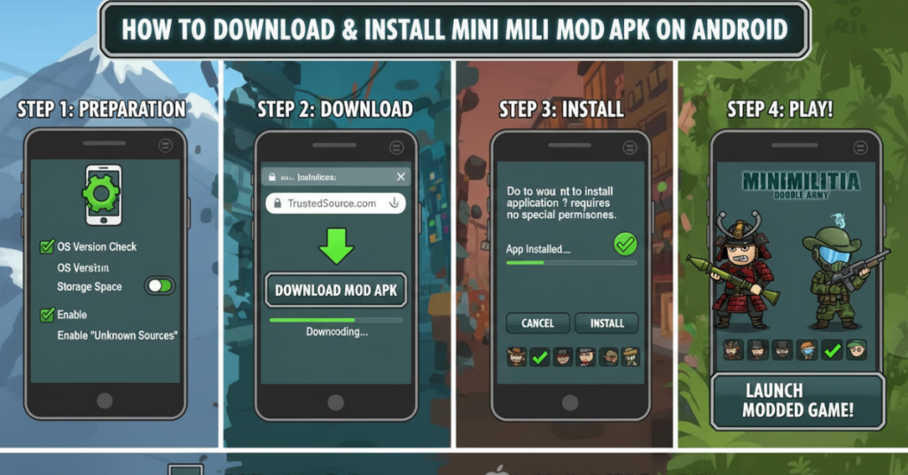 How to Download & Install Mini Militia Mod APK on Android