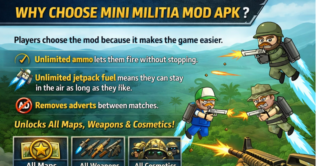 Why Choose Mini Militia Mod APK
